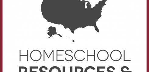 Map of united states with text Local & State Homeschool Resources & Information - TheHomeSchoolMom