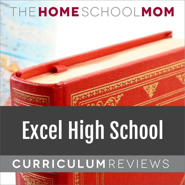 Globe and book; text Excel Online High School Curriculum Reviews